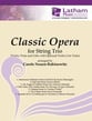 CLASSIC OPERA FOR STRING TRIO cover